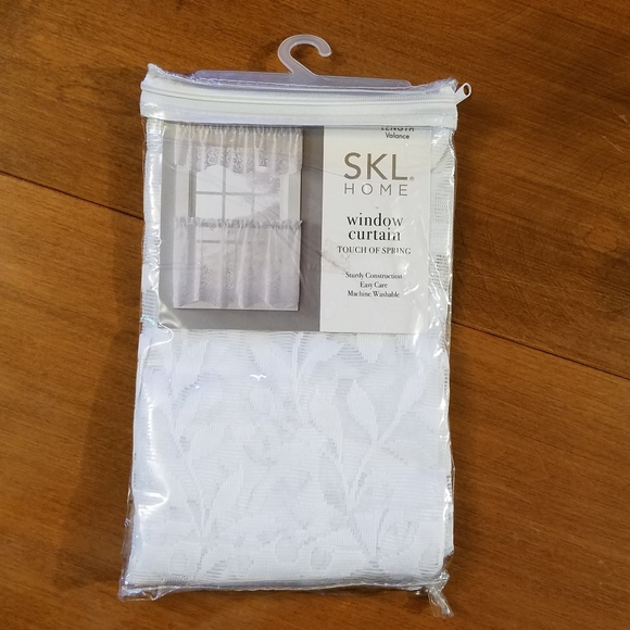 NWT SKL Home Window Curtain Valance - Picture 1 of 10